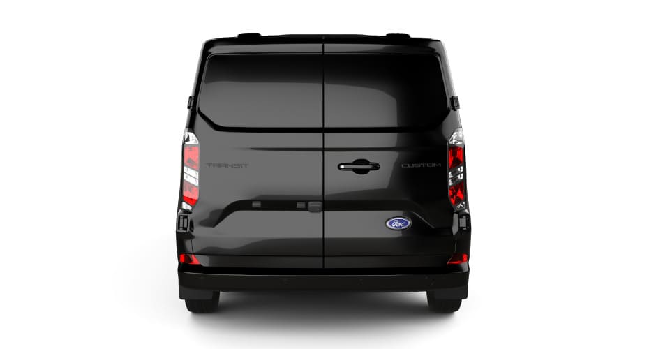 Carey Luggage Van Ford Transit Van - Back View