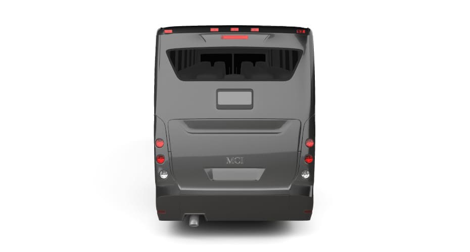 Carey Luxury Motor Coach MCI D45 LE Coach Bus - Back View