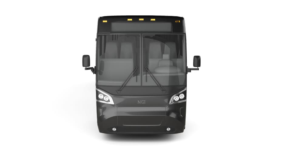 Carey Luxury Motor Coach MCI D45 LE Coach Bus - Front View