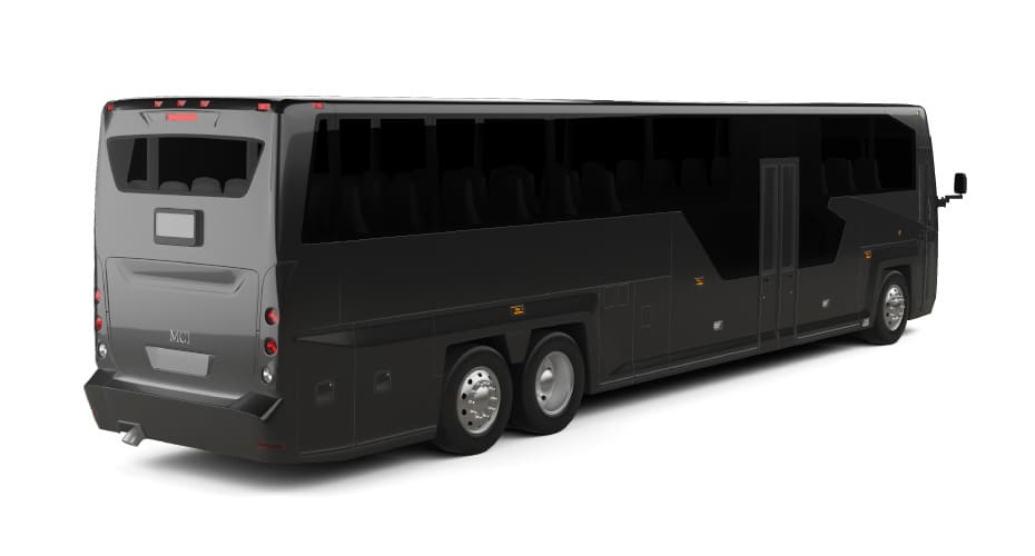 Carey Luxury Motor Coach MCI D45 LE Coach Bus - Passenger Side Rear Angle View