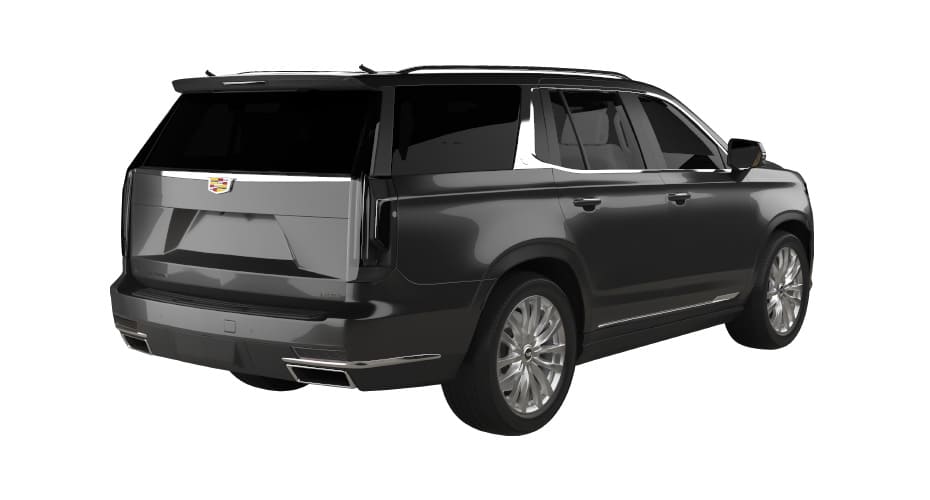 Carey Sports Utility Vehicle Cadillac Escalade - Passenger Side Rear Angle View