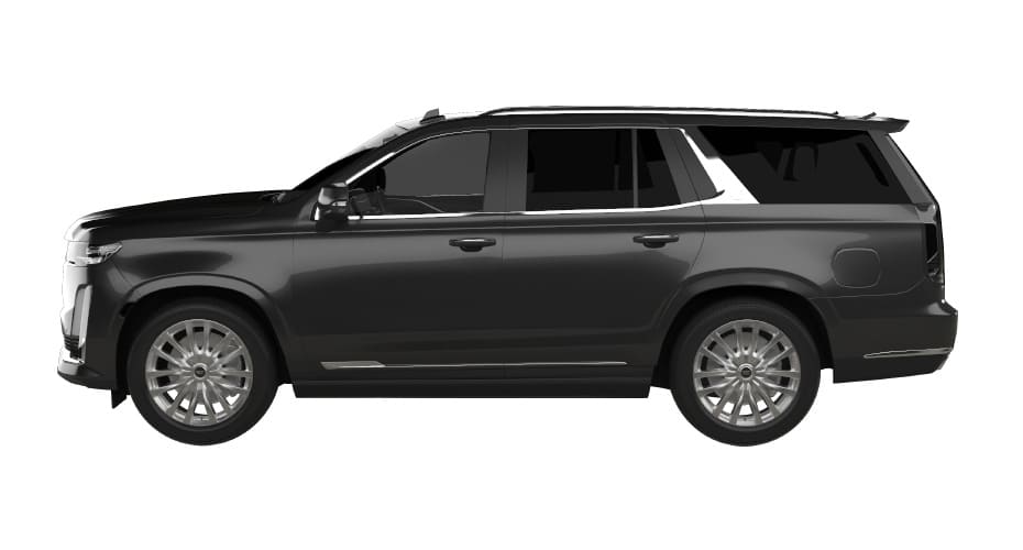 Carey Sports Utility Vehicle Cadillac Escalade - Side View