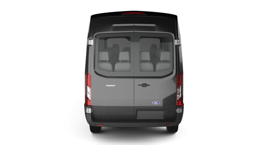 The Carey Executive Van -Ford Transit Van - Back View