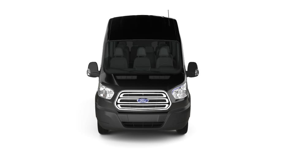 The Carey Executive Van -Ford Transit Van - Front View