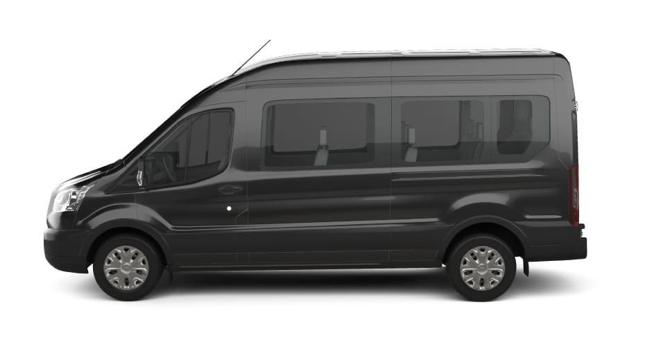 The Carey Executive Van -Ford Transit Van - Side View