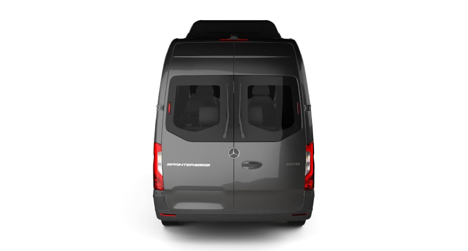 The Carey Luxury Van - Mercedes Benz Sprinter Van - Back View